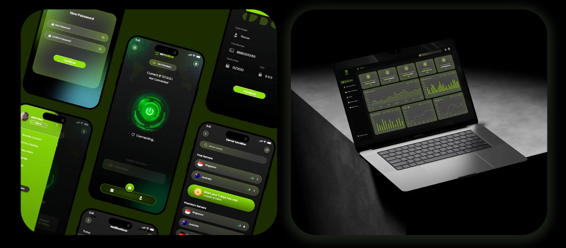 Vpn App Mockup